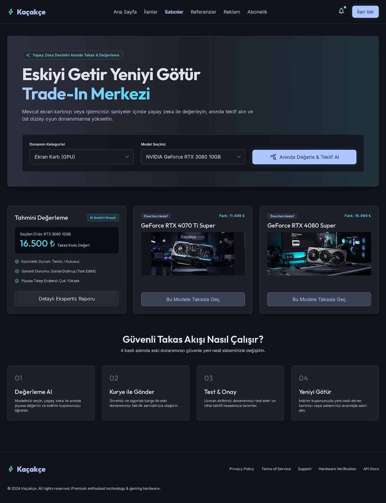 Takas & Upgrade Merkezi